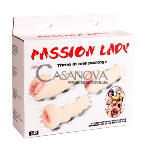 Основное фото Набор вибромастурбаторов Passion Lady BM-009170 телесный