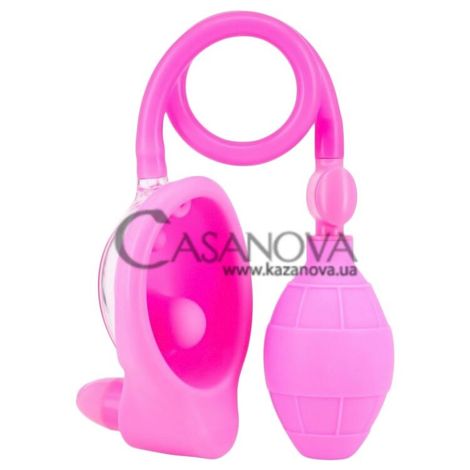 Основне фото Вакуумна помпа для вагіни Vibrating Vagina Pump рожева 7,5 см