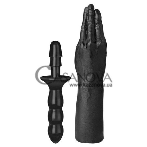 Основне фото Рука для фістингу Doc Johnson Titanmen Hand With Vac-U-Lock Compatible Handle чорний 43,4 см