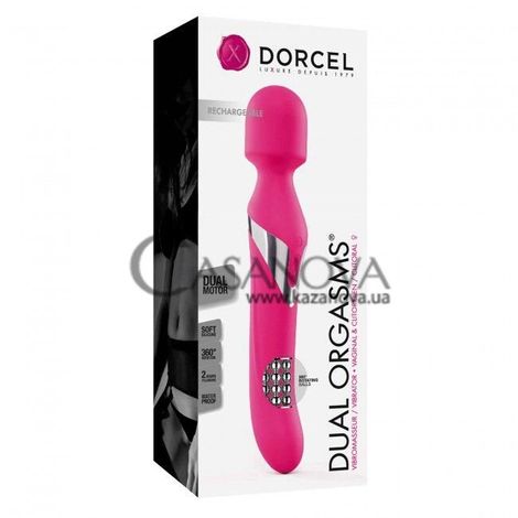 Основне фото Двосторонній вібратор Dorcel Dual Orgasms рожевий 23,5 см