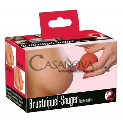 Основное фото Вакуумный стимулятор для сосков Brustnippel-Sauger красный