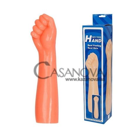 Основное фото Фаллоимитатор для фистинга рука Sex Toys Hand Real Feeling Real Skin BW-007039 телесный 36 см