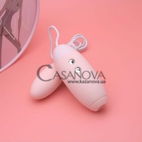 Основное фото Виброяйцо с вакуумным стимулятором KisToy Miss VV розовое