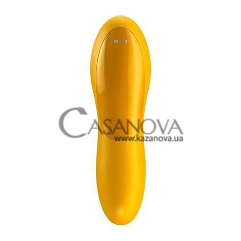 Основное фото Вибратор на палец Satisfyer Teaser Light жёлтый 12,5 см