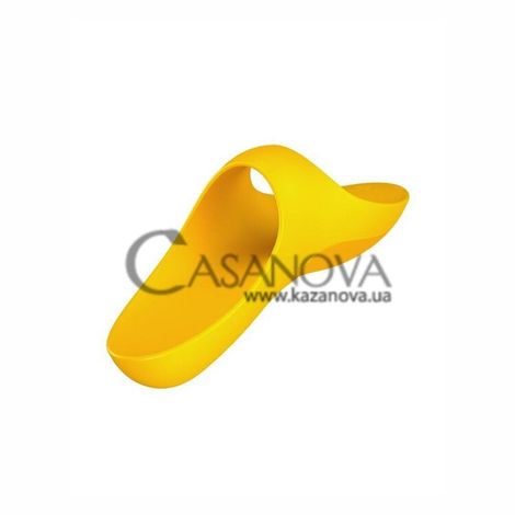 Основне фото Вібратор на палець Satisfyer Teaser Light жовтий 12,5 см
