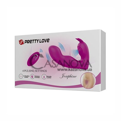 Основное фото Вибратор Pretty Love Josephine пурпурный 10,9 см