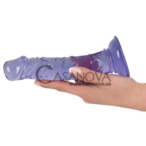 Основне фото Жіночий страпон з маскою для очей Strap-On Kit For Playgirls бузковий 19 см