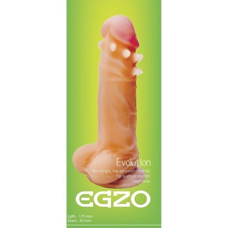 Основне фото Фалоімітатор Mad Egzo SVS001 тілесний 17,5 см