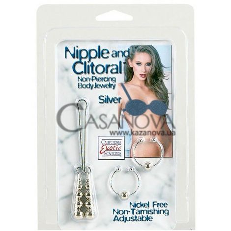 Основне фото Прикраси жіночі Nipple & Clitoral Body Jewelry сріблясті