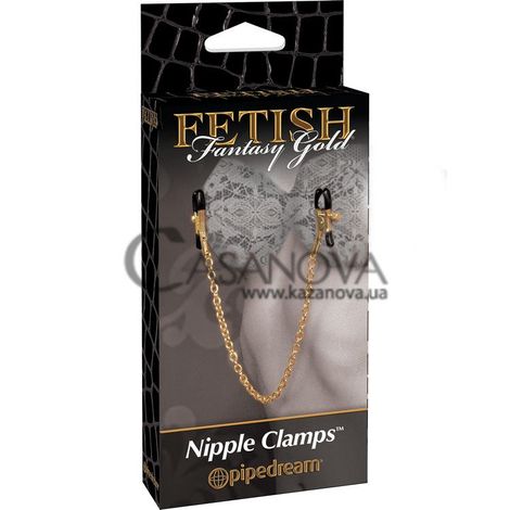 Основное фото Зажимы на соски Fetish Fantasy Gold Nipple Clamps золотистые