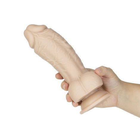 Основное фото Фаллоимитатор на присоске с вибропулей Addiction Roman 8&Prime; Silicone Toy Collection телесный 22 см
