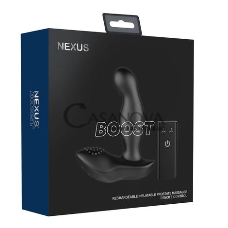 Основне фото Надувний вібромасажер простати Nexus Boost чорний 12,8 см