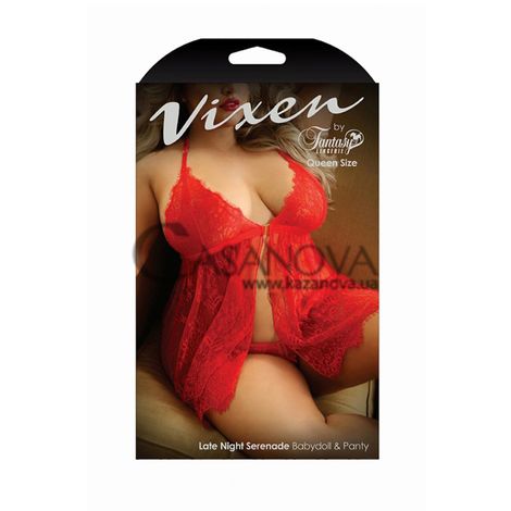 Основное фото Пеньюар Fantasy Lingerie Vixen красный