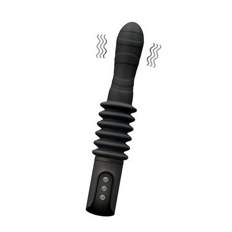 Основное фото Пульсатор с вибрацией NS Novelties Inya Deep Stroker чёрный 24,5 см