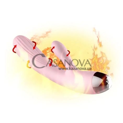 Основное фото Rabbit-вибратор Foxshow розовый 22,4 см