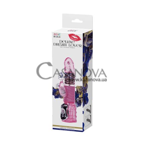 Основное фото Rabbit-вибратор с ротацией Lybaile Deluxe Dream Lover розовый 26 см