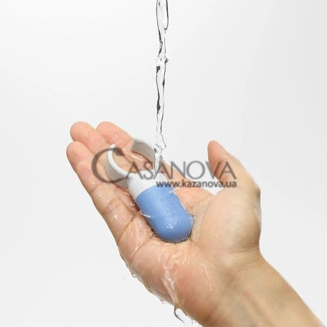Основное фото Вибратор на палец Tenga SVR One голубой 8,6 см
