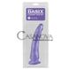 Додаткове фото Фалоімітатор на присосці Basix Rubber Works Slim 7 фіолетовий 20 см