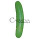 Дополнительное фото Фаллоимитатор Sex Gurke зелёный с телесным 25 см
