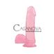 Додаткове фото Фалос на присосці Hi-Rubber Born To Create Pleasure 7.7 Inch рожевий 19,5 см