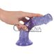 Додаткове фото Жіночий страпон з маскою для очей Strap-On Kit For Playgirls бузковий 19 см