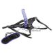 Дополнительное фото Женский страпон с маской для глаз Strap-On Kit For Playgirls сиреневый 19 см