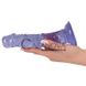 Додаткове фото Жіночий страпон з маскою для очей Strap-On Kit For Playgirls бузковий 19 см