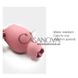 Додаткове фото Двосторонній вібратор з вакуумом Sweet Em 89707 рожевий 9,5 см