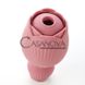 Дополнительное фото Двусторонний вибратор с вакуумом Sweet Em 89707 розовый 9,5 см