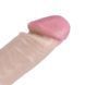 Дополнительное фото Реалистичный фаллоимитатор на присоске XISE Wolf King Lifelike Rubber Dildo телесный 22 см