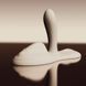 Дополнительное фото Смарт-вибратор для клитора с вагинальным отростком Zalo Flora Smart Vibrating Pad белый 12,7 см