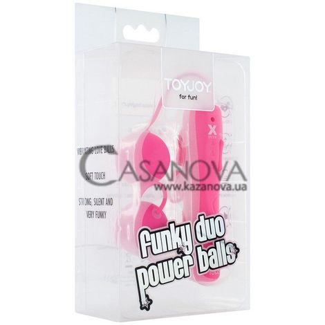 Основное фото Вагинальные виброшарики Funky Duo Power Balls розовые