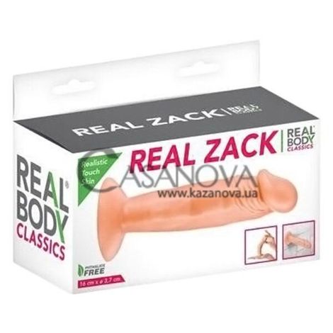 Основне фото Фалоімітатор на присосці Real Body Real Zack тілесний 16 см