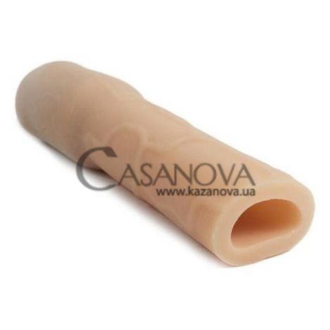 Основное фото Удлиняющая насадка Xtra Thick Uncut Penis Extension телесная 19,7 см