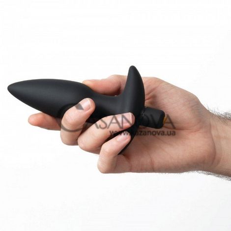 Основное фото Анальная вибропробка Pornhub Vibrating Butt Plug чёрная 14,5 см