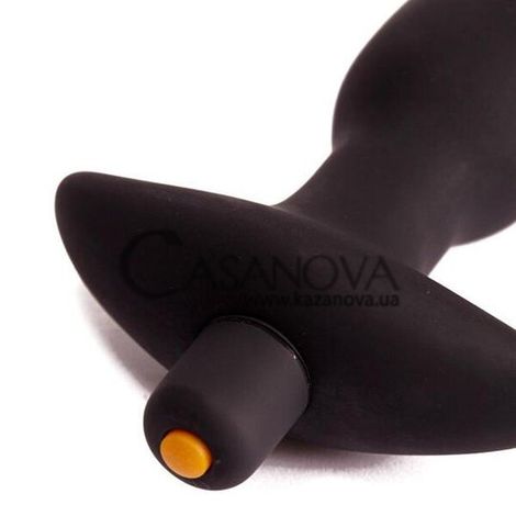 Основное фото Анальная вибропробка Pornhub Vibrating Butt Plug чёрная 14,5 см