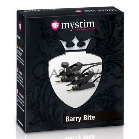 Основное фото Зажимы для сосков Mystim Barry Bite чёрные