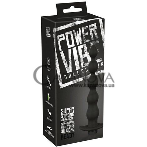Основное фото Анальный вибратор Power Vibe чёрный 19 см