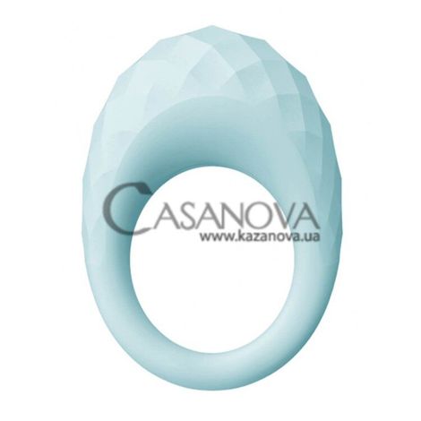Основное фото Эрекционное кольцо с вибрацией Aquatic Zelie голубое
