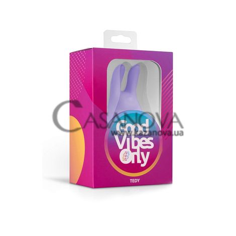 Основное фото Вибратор для клитора Good Vibes Only Tedy фиолетовый 9,5 см