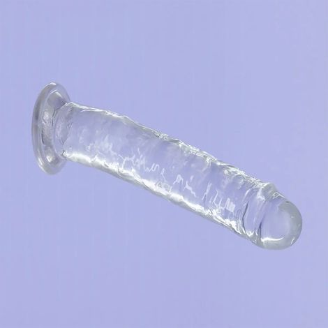 Основне фото Фалоімітатор на присосці з віброкулею Addiction Crystal Clean & Clear Toy Collection 7" прозорий 17,8 см