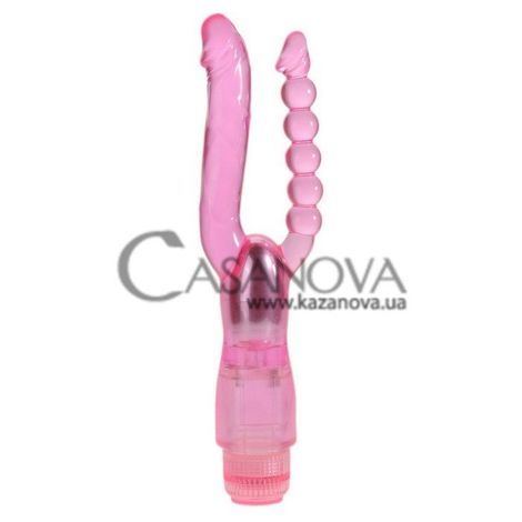 Основное фото Анально-вагинальный вибратор Dual Penetrator Vibe розовый 27 см
