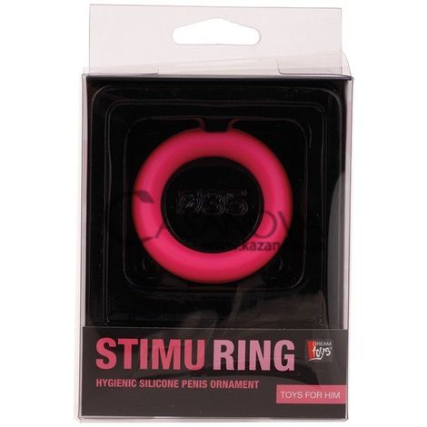 Основное фото Эрекционное кольцо Stimu Ring розовое 3,5 см