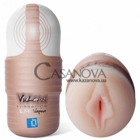 Основне фото Мастурбатор-вагіна з вібрацією Funzone Vulcan Ripe Vagina