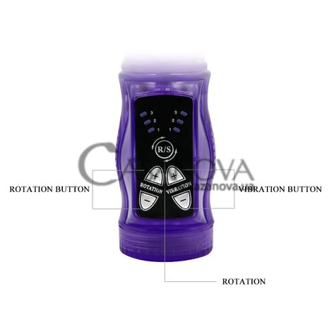 Основное фото Rabbit-вибратор с ротацией Lybaile Happy Rabbit фиолетовый 21,8 см