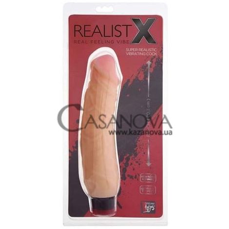 Основное фото Реалистичный вибратор RealistX телесный 20,3 см