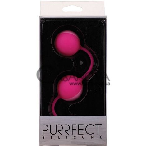 Основне фото Вагінальні кульки Purrfect Silicone Duotone Balls рожеві