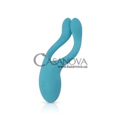 Основне фото Вібратор для пар Cala Azul Dani Couples Vibrator блакитний 14,7 см