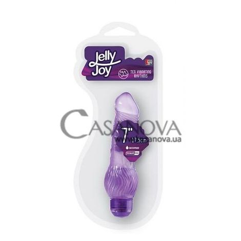 Основное фото Вибратор Jelly Joy фиолетовый 17,5 см