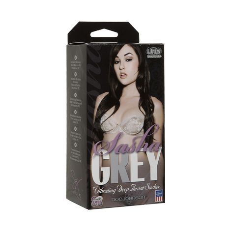 Основное фото Вибромастурбатор Sasha Grey Vibrating Deep Throat Sucker телесный